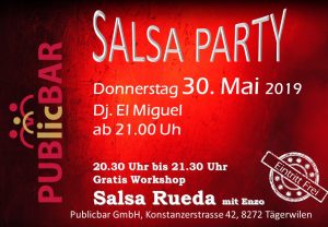 SALSA PARTY MIT WORKSHOP @ PUBlicBAR