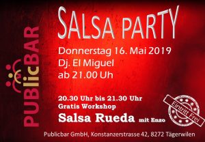 SALSA PARTY MIT WORKSHOP @ PUBlicBAR